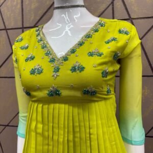 PREMIUM STAR GEORGEET UMBERLA KURTI