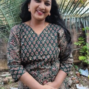 OFFICE WEAR - AJRAK COTTON CO- ORD SET